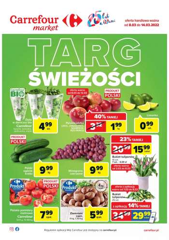 Gazetka Carrefour Market - 8.03.2022 - 14.03.2022.