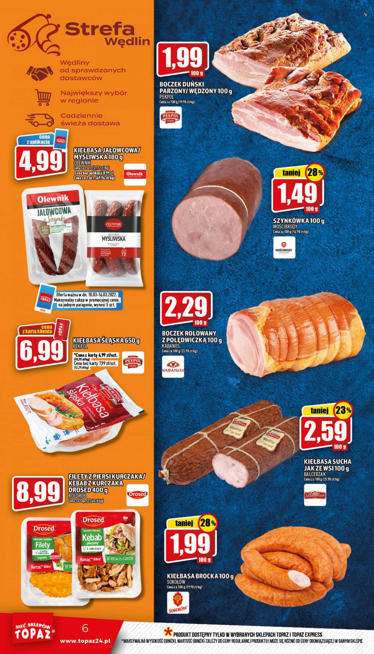Gazetka Topaz - 10.03.2022 - 16.03.2022. Strona 6