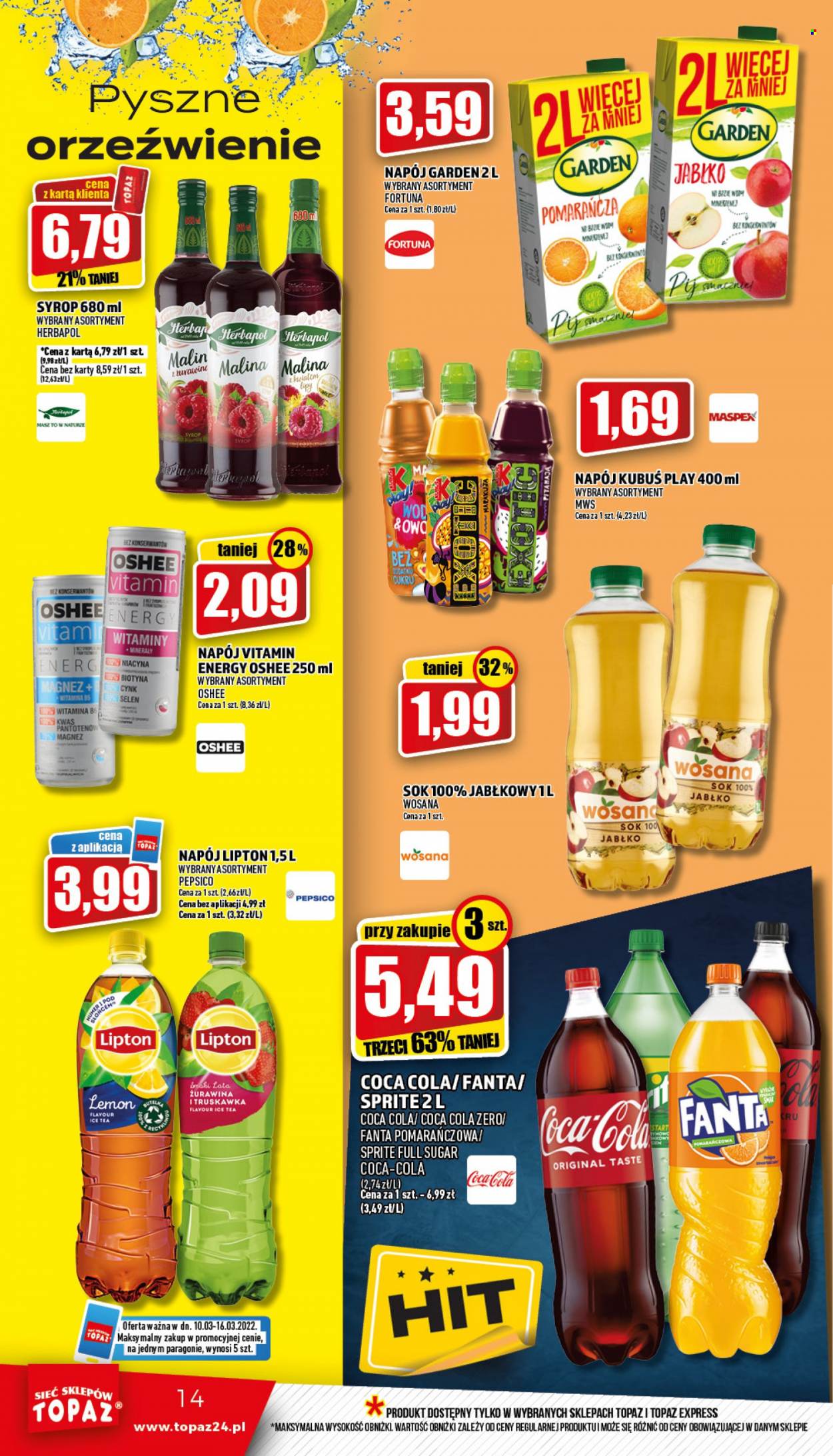 Gazetka Topaz - 10.03.2022 - 16.03.2022. Strona 14