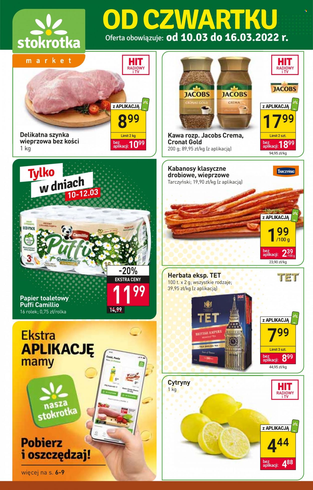 Gazetka Stokrotka Market - 10.03.2022 - 16.03.2022. Strona 1