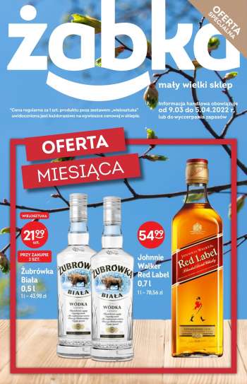 Gazetka Żabka - 9.03.2022 - 5.04.2022.