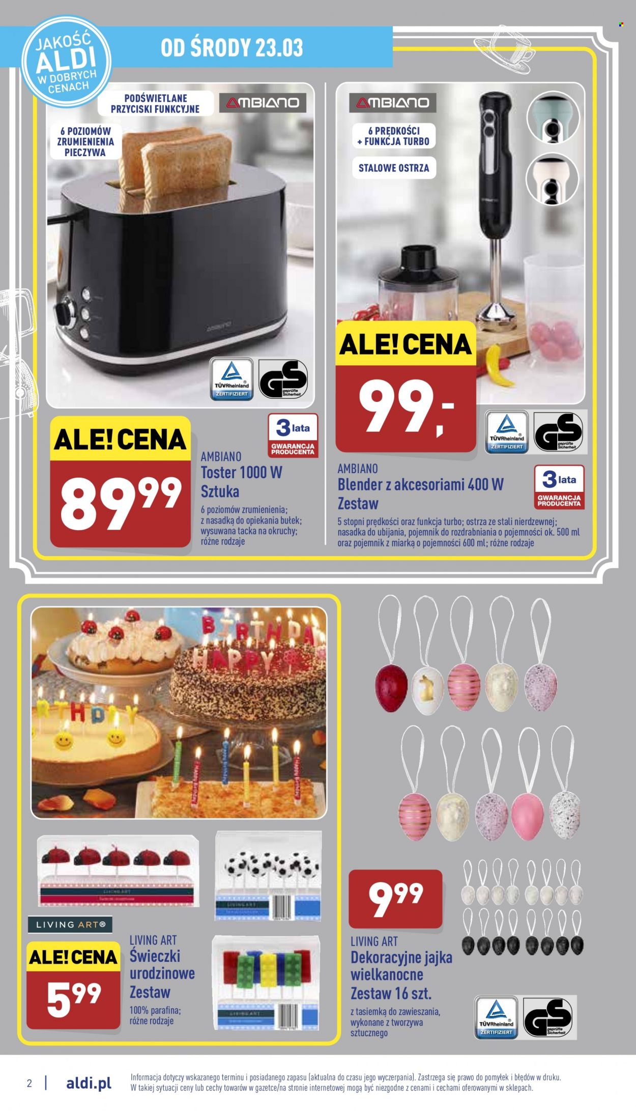 Gazetka ALDI - 23.03.2022 - 26.03.2022. Strona 2