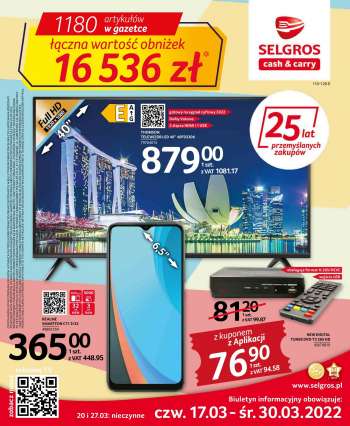 Gazetka Selgros - 17.03.2022 - 30.03.2022.