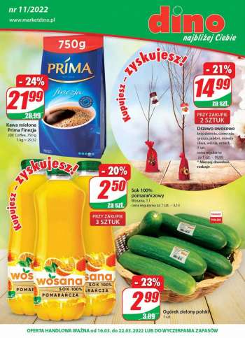 Gazetka Dino - 16.03.2022 - 22.03.2022.