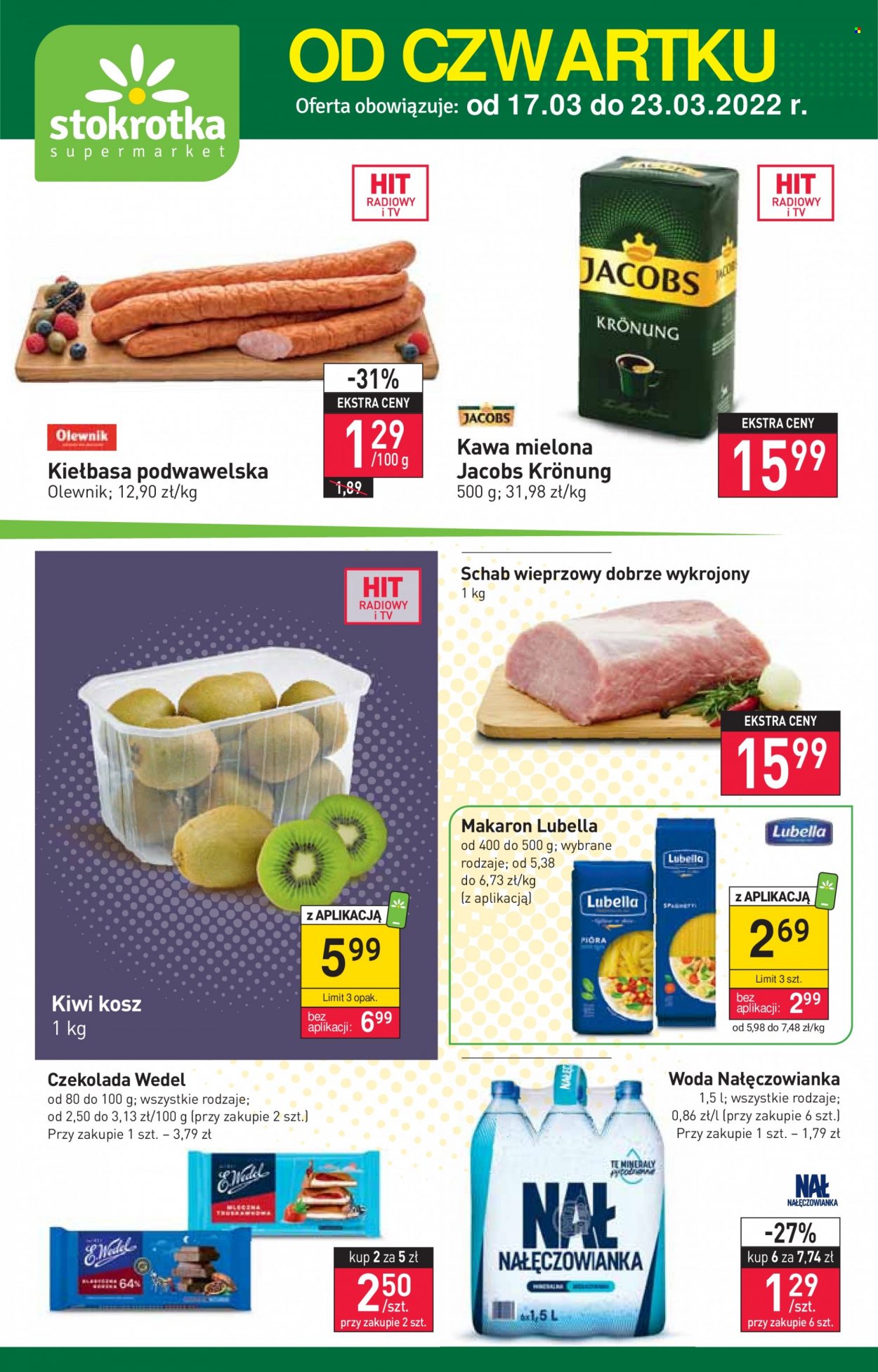Gazetka Stokrotka Supermarket - 17.03.2022 - 23.03.2022. Strona 1
