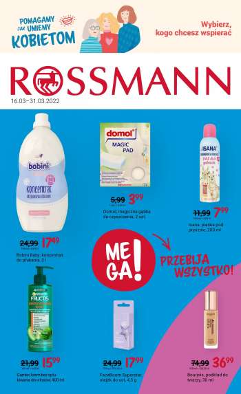 Gazetka Rossmann - 16.03.2022 - 31.03.2022.