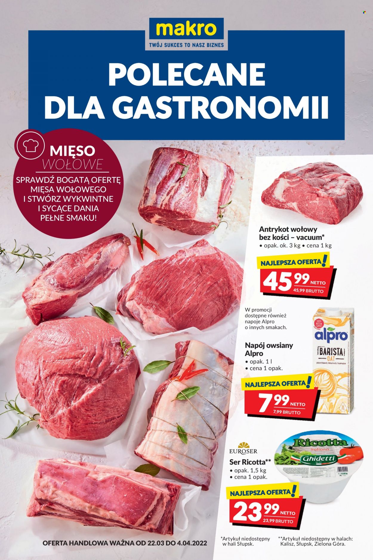 Gazetka Makro - 22.03.2022 - 4.04.2022. Strona 1