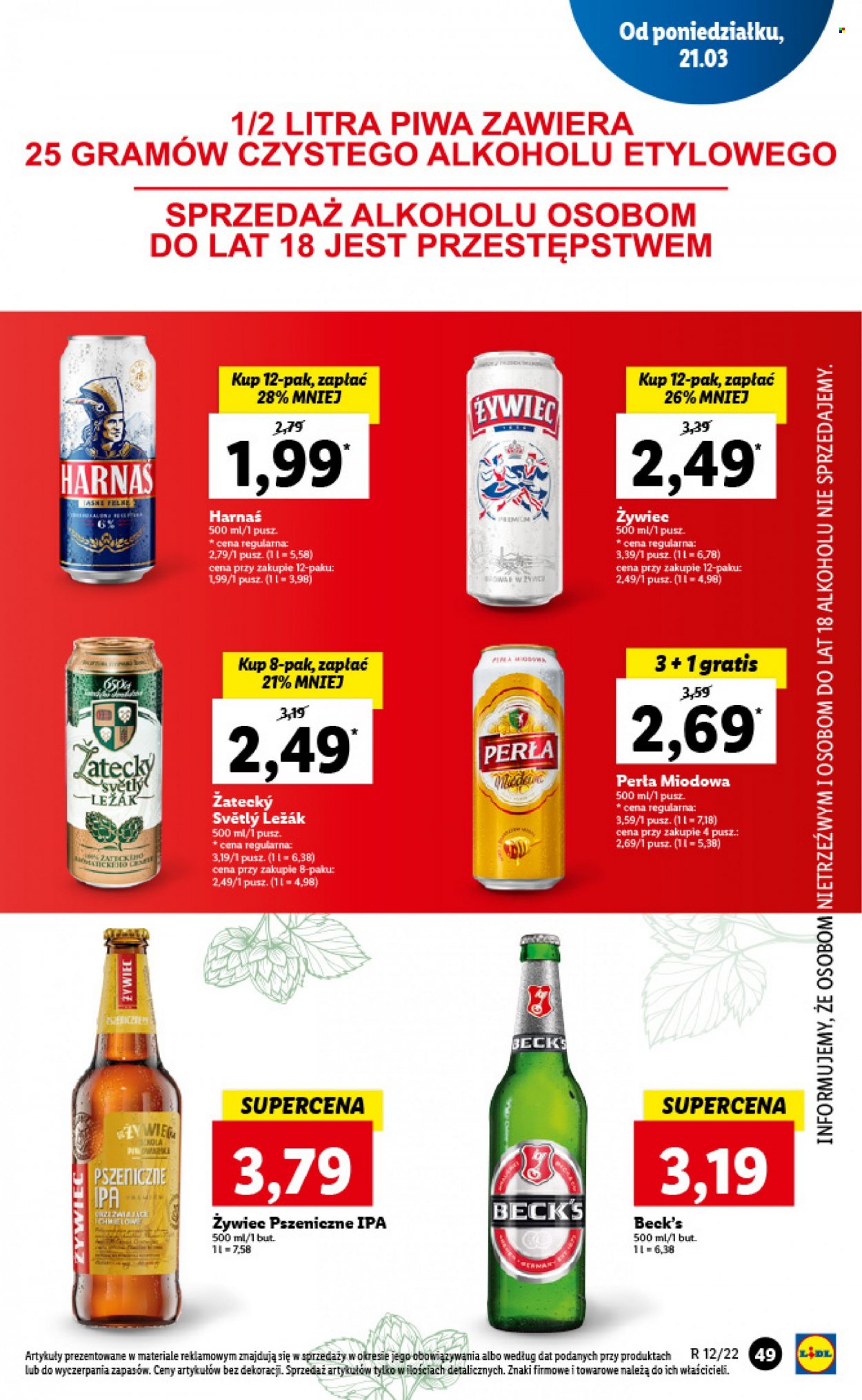 Gazetka Lidl - 21.03.2022 - 23.03.2022. Strona 49