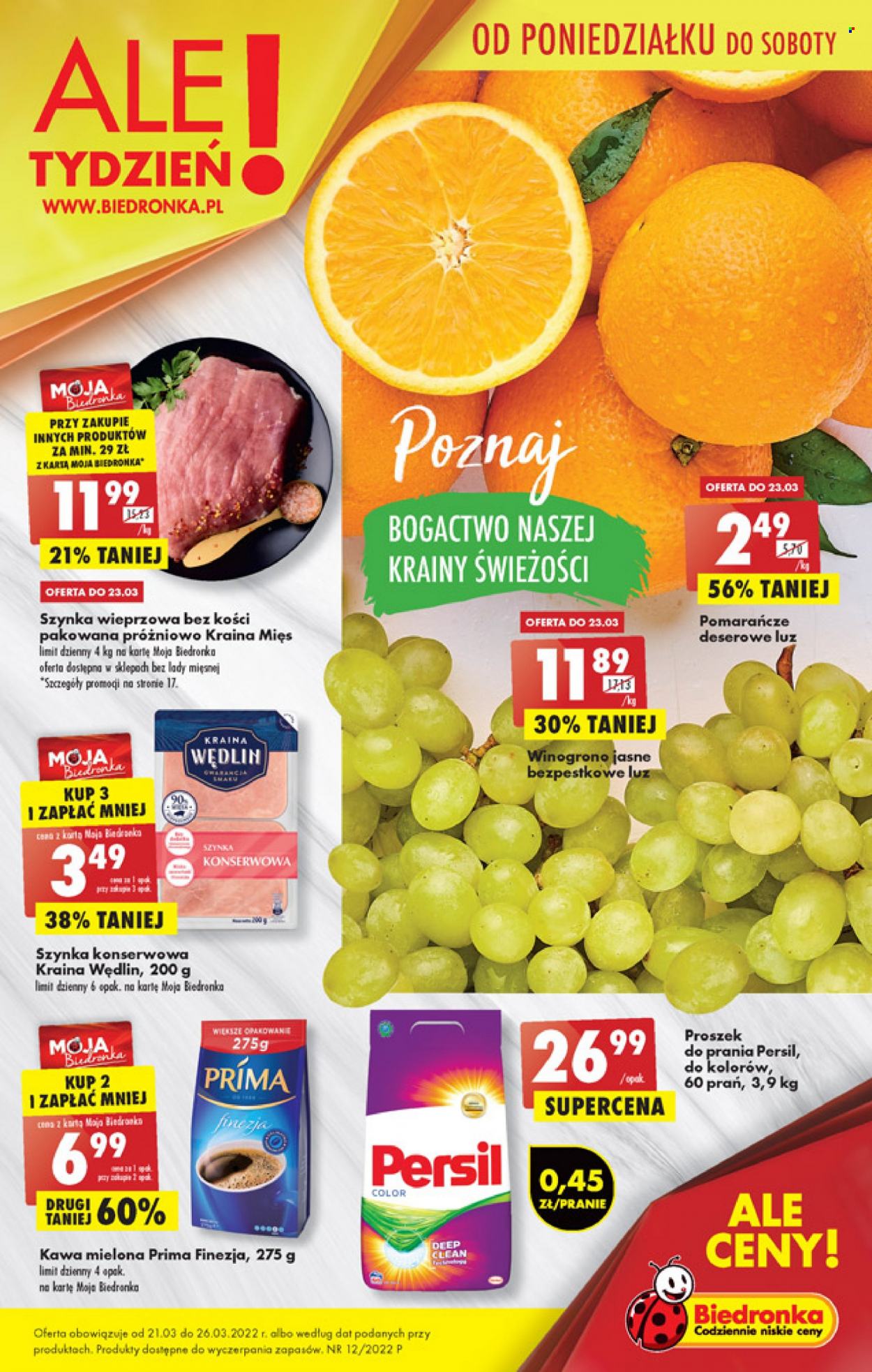 Gazetka Biedronka - 21.03.2022 - 26.03.2022. Strona 1