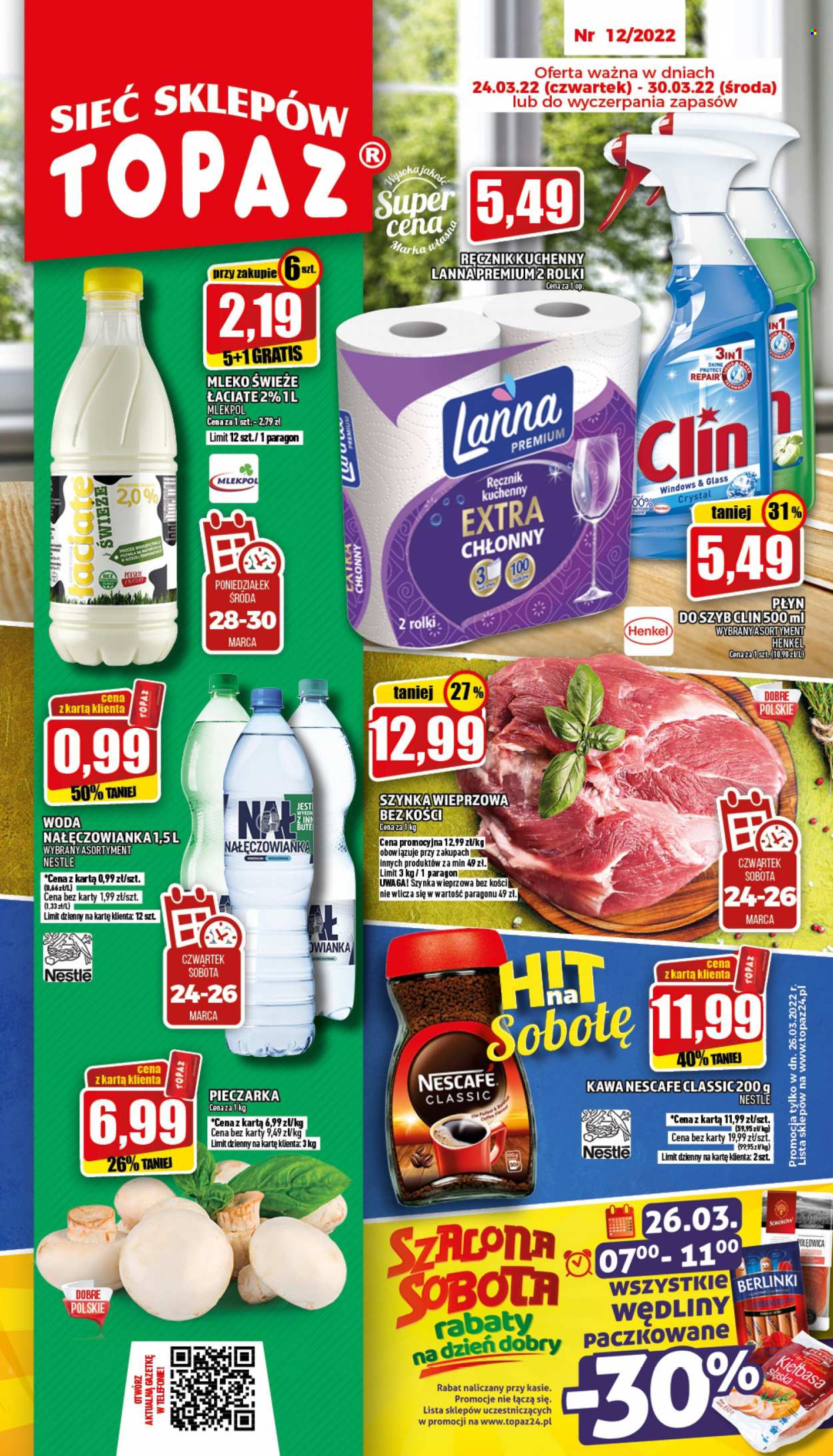 Gazetka Topaz - 24.03.2022 - 30.03.2022. Strona 1