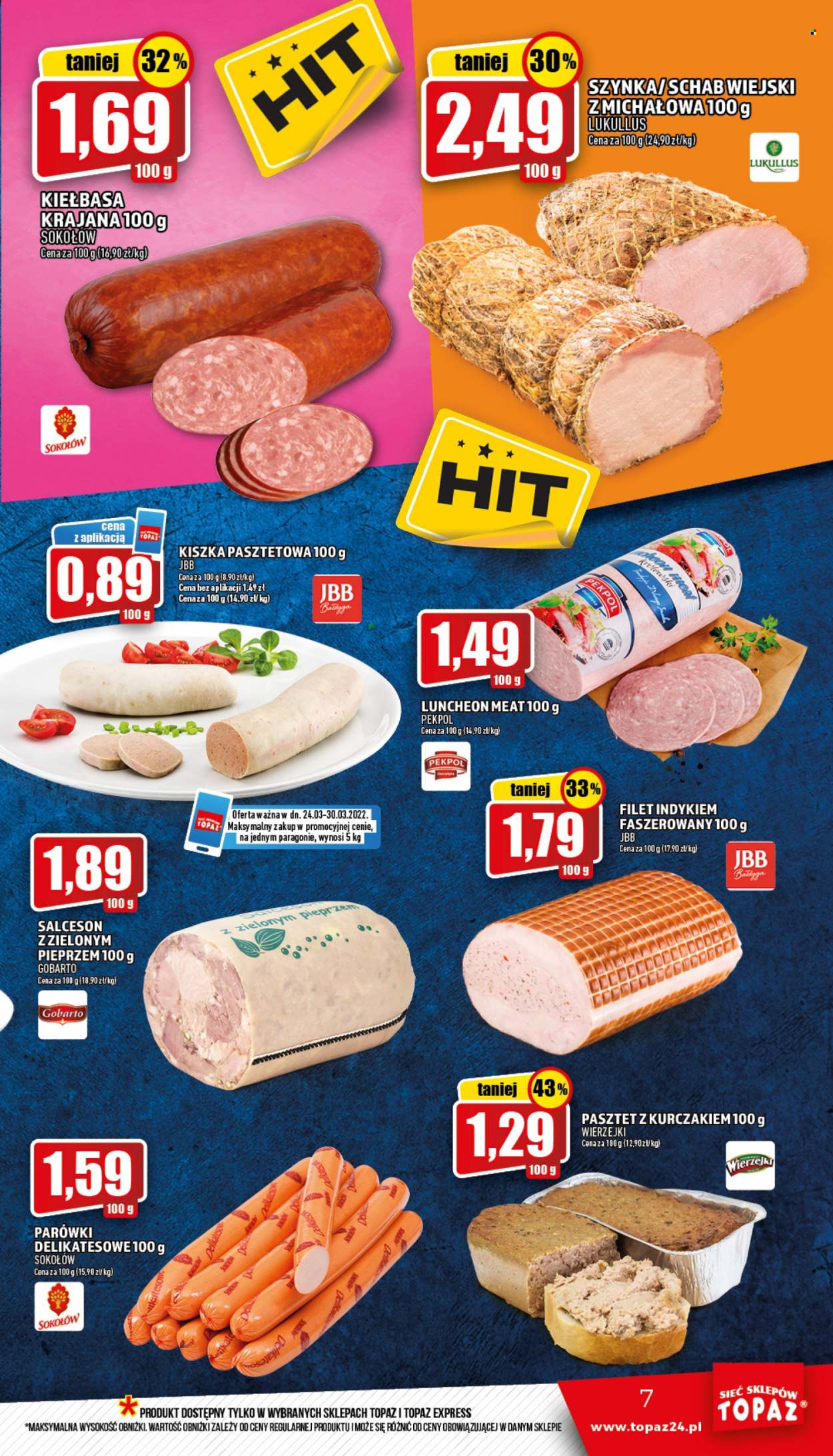 Gazetka Topaz - 24.03.2022 - 30.03.2022. Strona 7