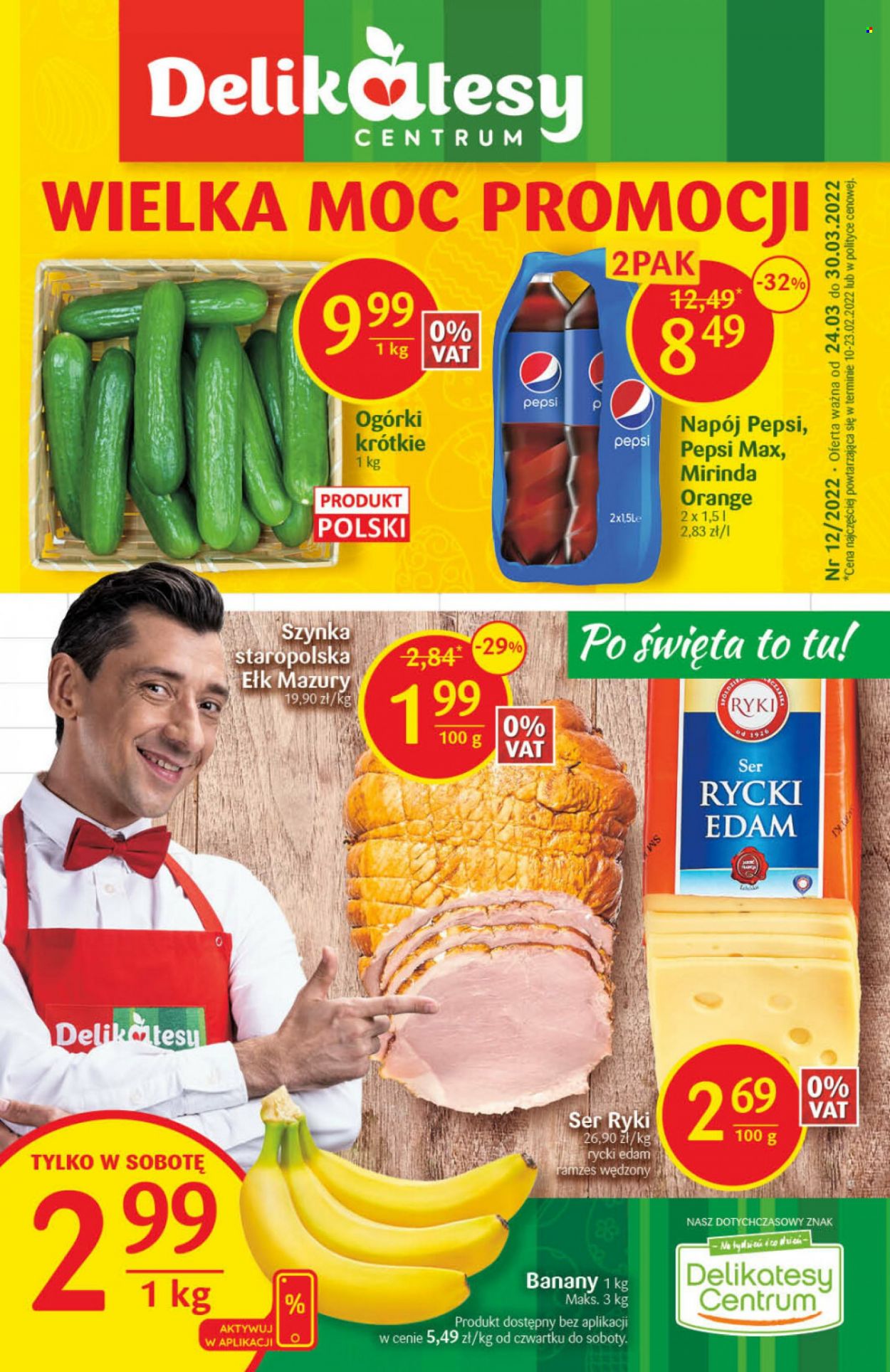 Gazetka Delikatesy Centrum - 24.03.2022 - 30.03.2022. Strona 1
