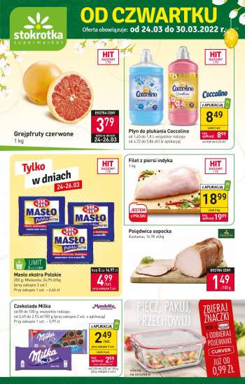 Gazetka Stokrotka Supermarket - 24.03.2022 - 30.03.2022.