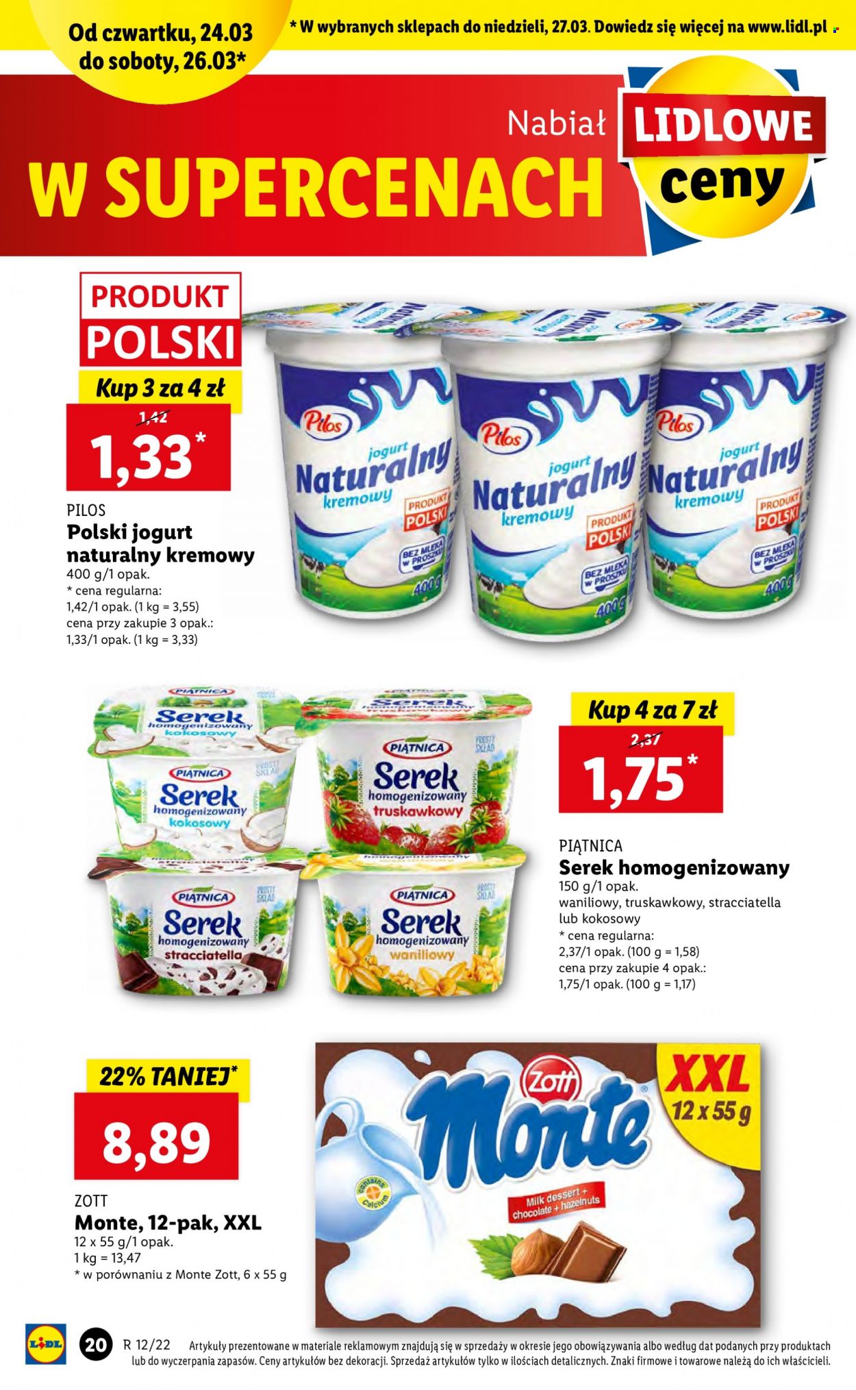 Gazetka Lidl - 24.03.2022 - 27.03.2022. Strona 20
