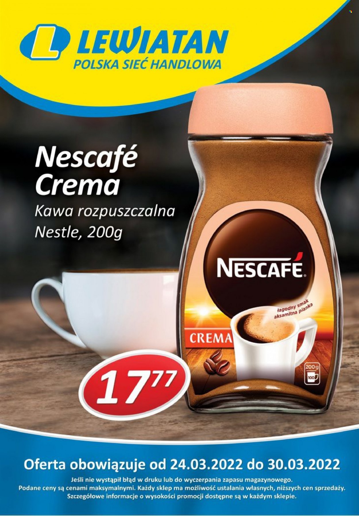Gazetka Lewiatan - 24.03.2022 - 30.03.2022. Strona 1