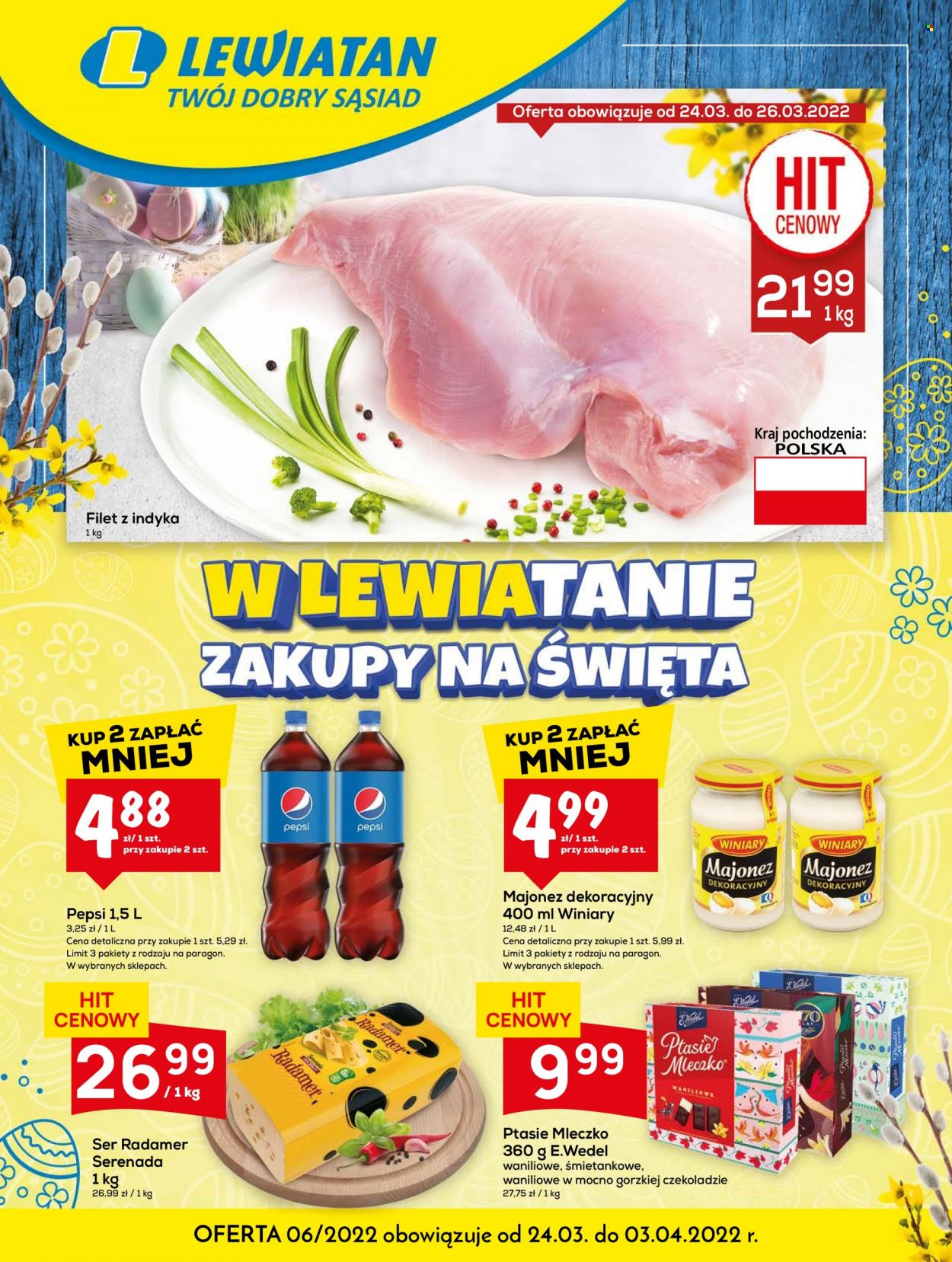 Gazetka Lewiatan - 24.03.2022 - 30.03.2022. Strona 1