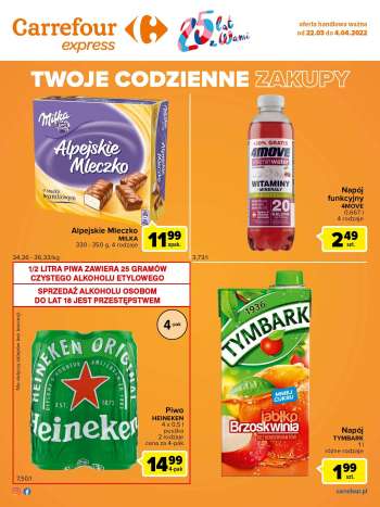 Gazetka Carrefour Express - 22.03.2022 - 4.04.2022.
