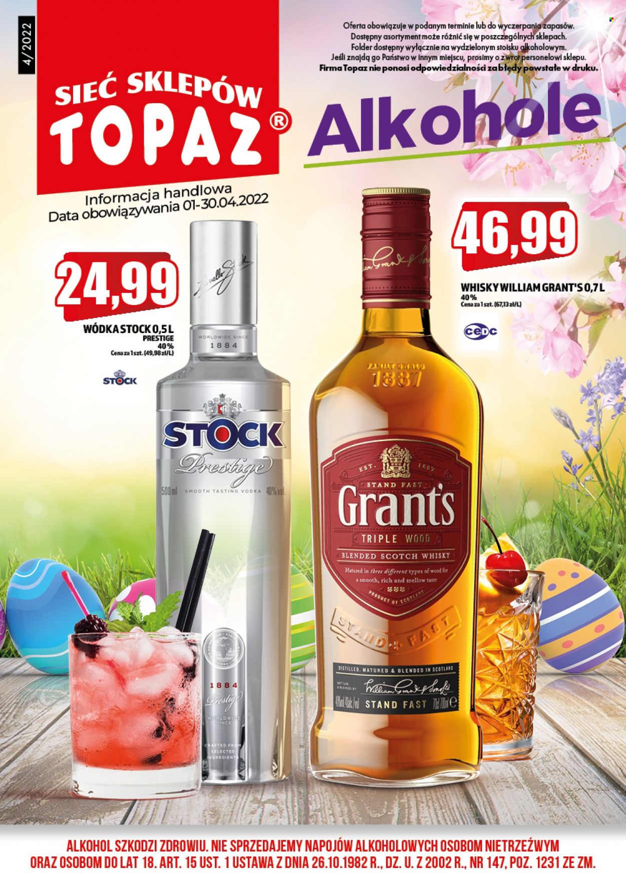 Gazetka Topaz - 1.04.2022 - 30.04.2022. Strona 1