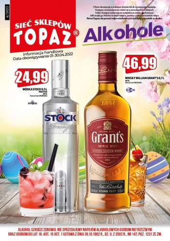 Gazetka Topaz - 1.04.2022 - 30.04.2022.