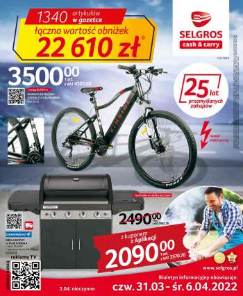 Gazetka Selgros - 31.03.2022 - 6.04.2022.