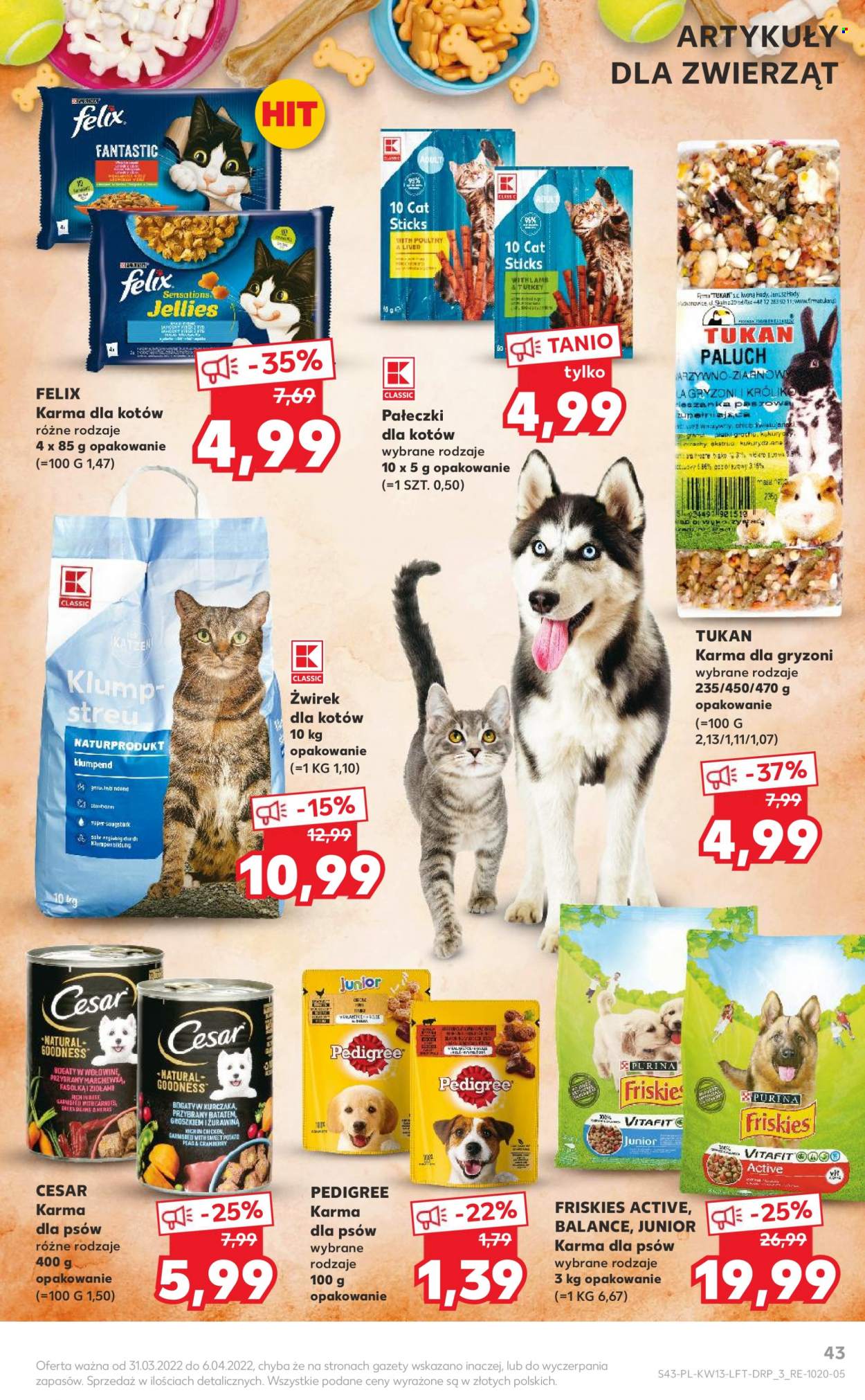 Gazetka Kaufland - 31.03.2022 - 6.04.2022. Strona 43
