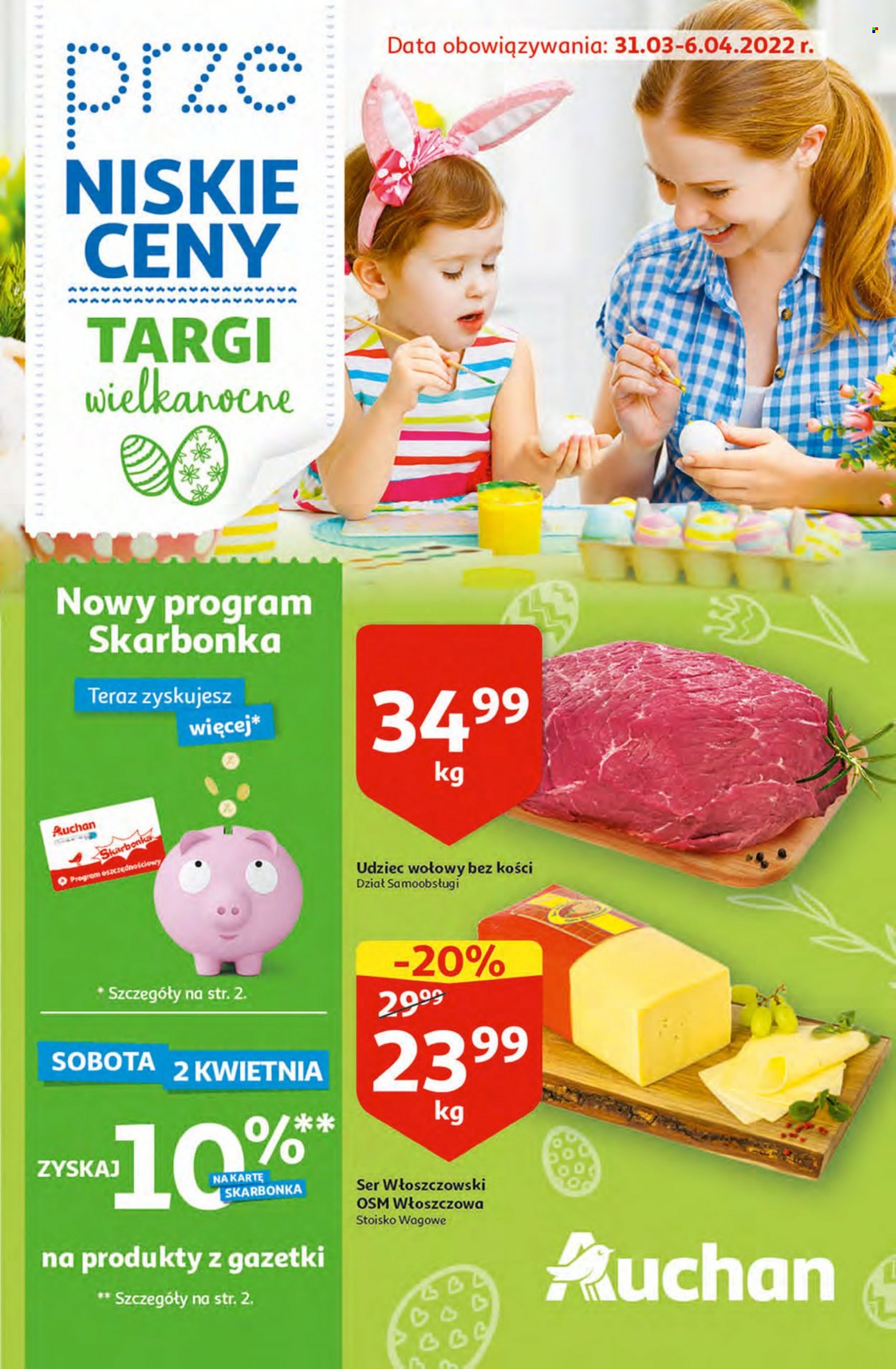 Gazetka Auchan - 31.03.2022 - 6.04.2022. Strona 1