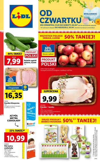Gazetka Lidl - 31.03.2022 - 3.04.2022.