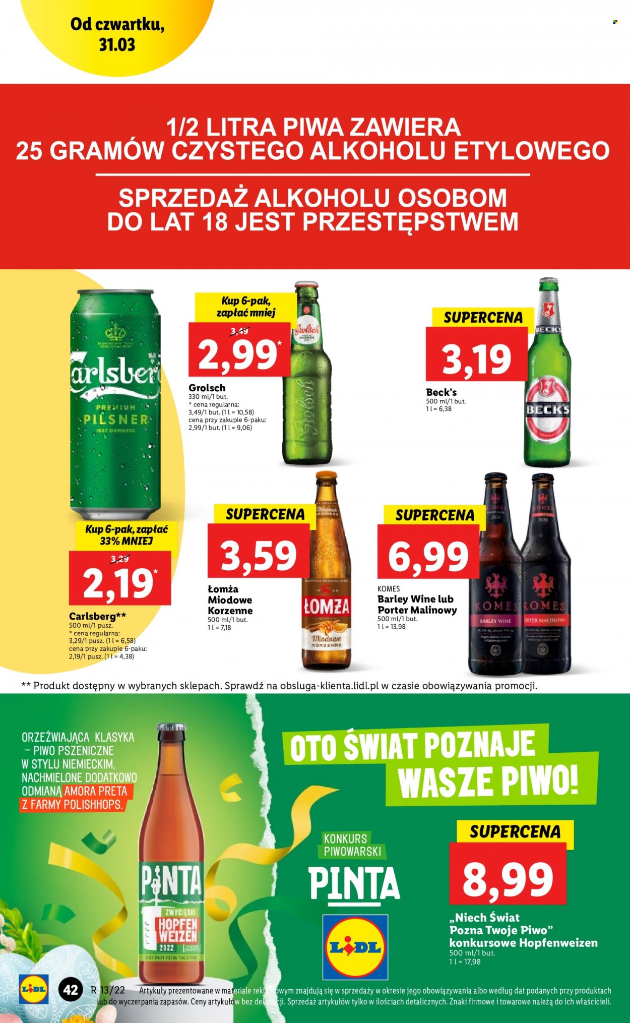 Gazetka Lidl - 31.03.2022 - 3.04.2022. Strona 42