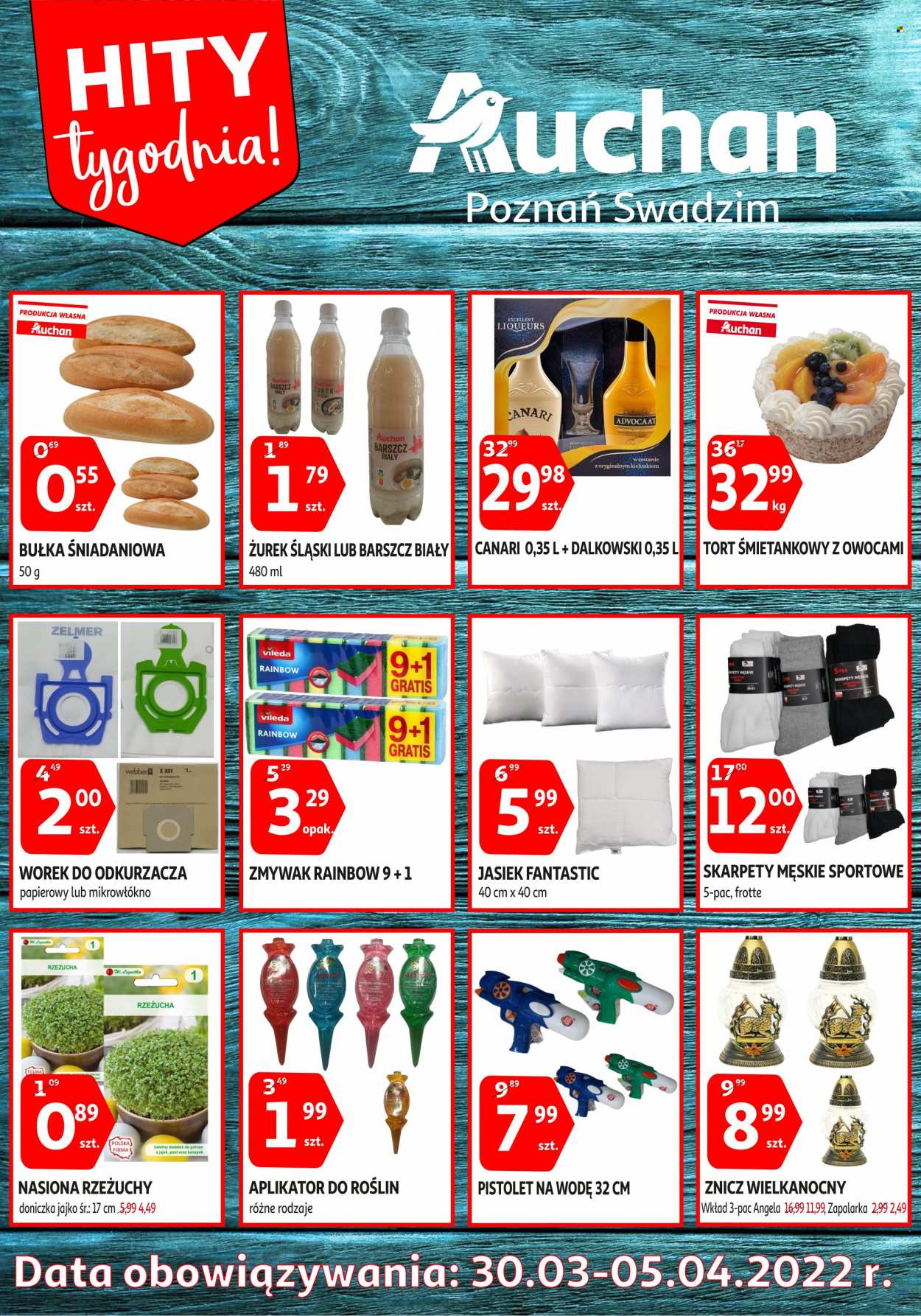 Gazetka Auchan - 30.03.2022 - 5.04.2022. Strona 1