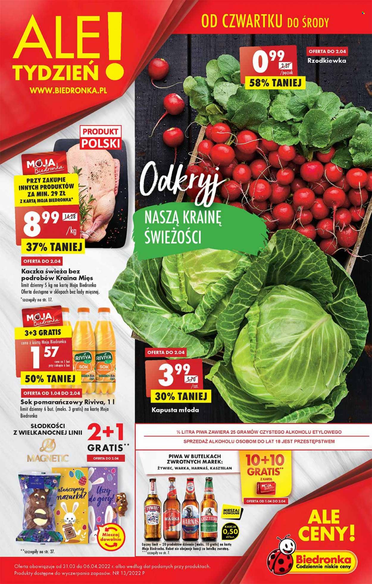 Gazetka Biedronka - 31.03.2022 - 6.04.2022. Strona 1