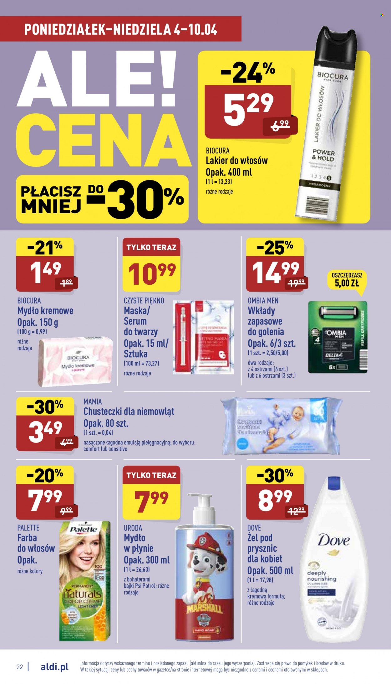 Gazetka ALDI - 4.04.2022 - 10.04.2022. Strona 22