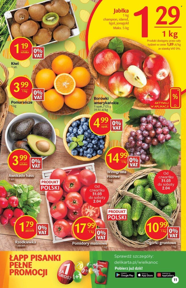 Gazetka Delikatesy Centrum - 31.03.2022 - 6.04.2022. Strona 11