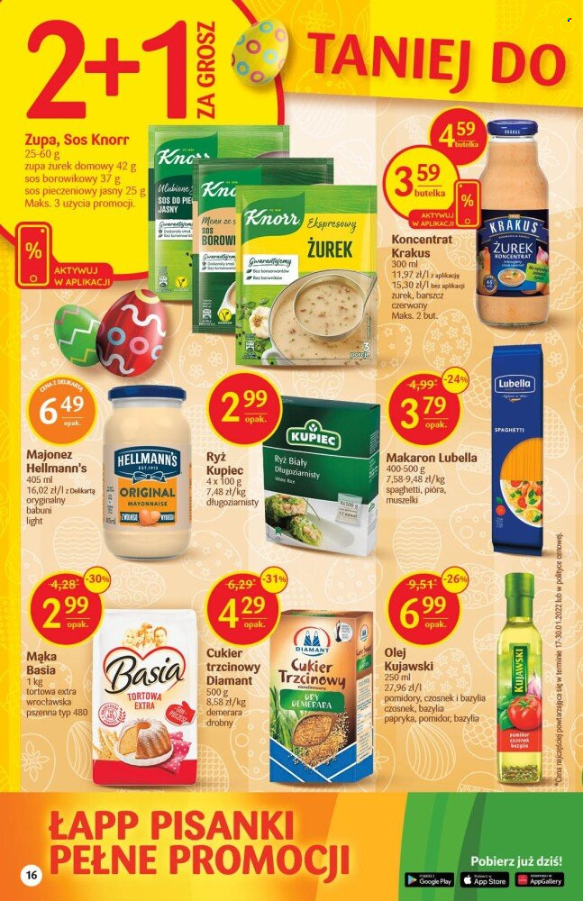 Gazetka Delikatesy Centrum - 31.03.2022 - 6.04.2022. Strona 16