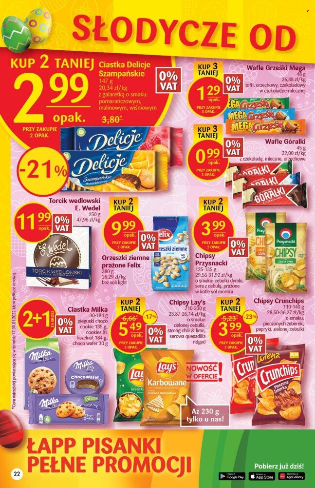 Gazetka Delikatesy Centrum - 31.03.2022 - 6.04.2022. Strona 22
