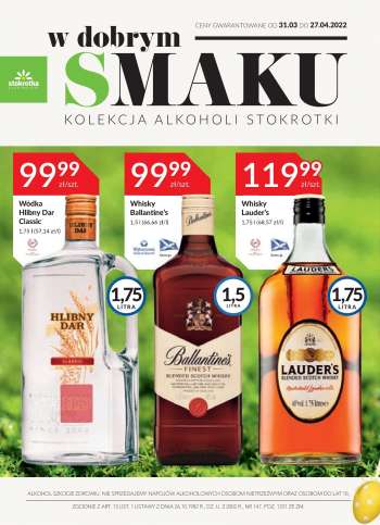 Gazetka Stokrotka Supermarket - 31.03.2022 - 27.04.2022.
