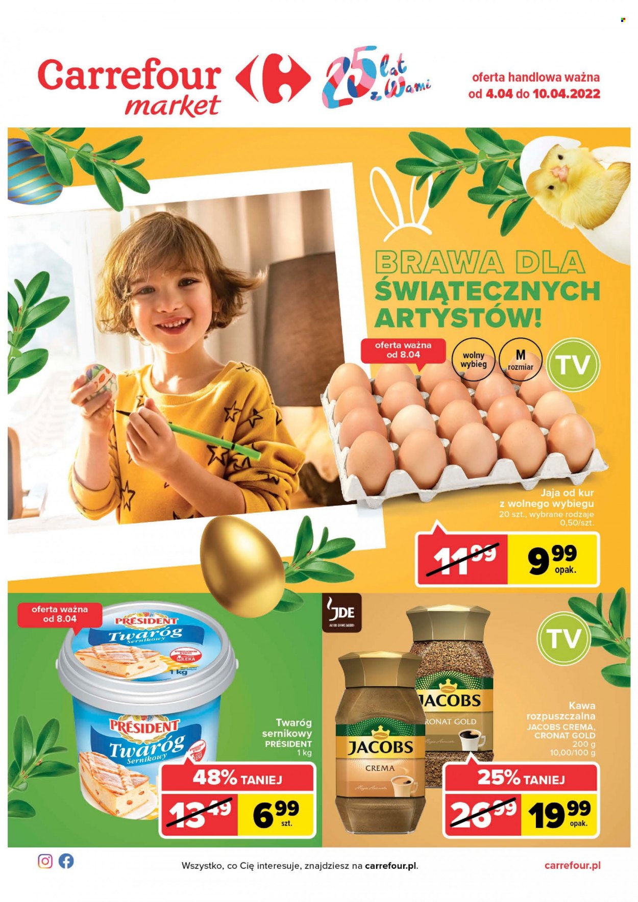 Gazetka Carrefour Market - 4.04.2022 - 10.04.2022. Strona 1