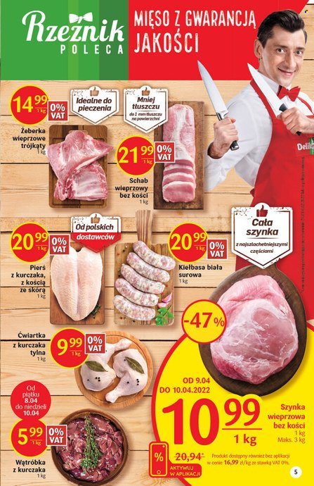 Gazetka Delikatesy Centrum - 7.04.2022 - 18.04.2022. Strona 5