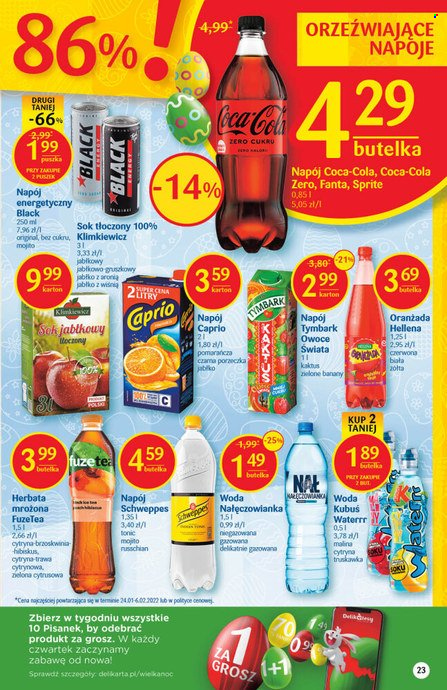 Gazetka Delikatesy Centrum - 7.04.2022 - 18.04.2022. Strona 23