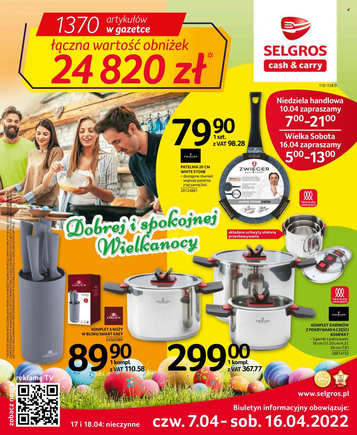 Gazetka Selgros - 7.04.2022 - 16.04.2022. Strona 1