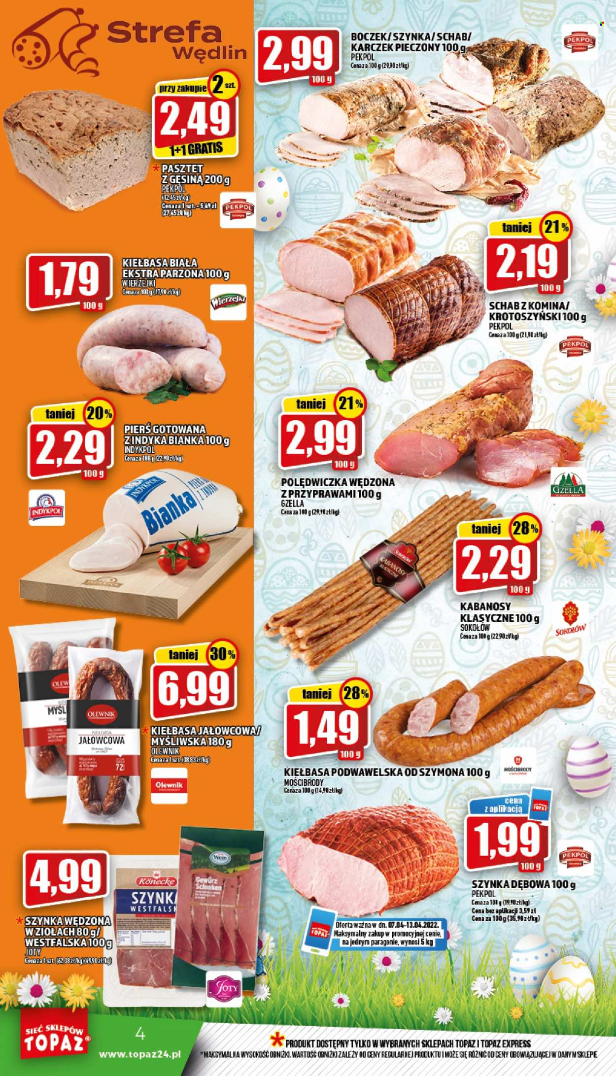 Gazetka Topaz - 7.04.2022 - 13.04.2022. Strona 4