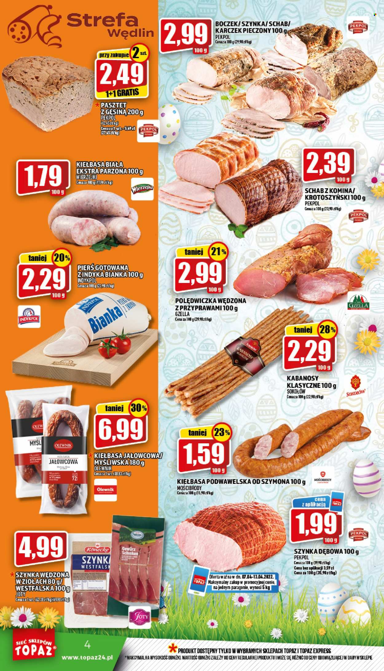 Gazetka Topaz - 7.04.2022 - 13.04.2022. Strona 4