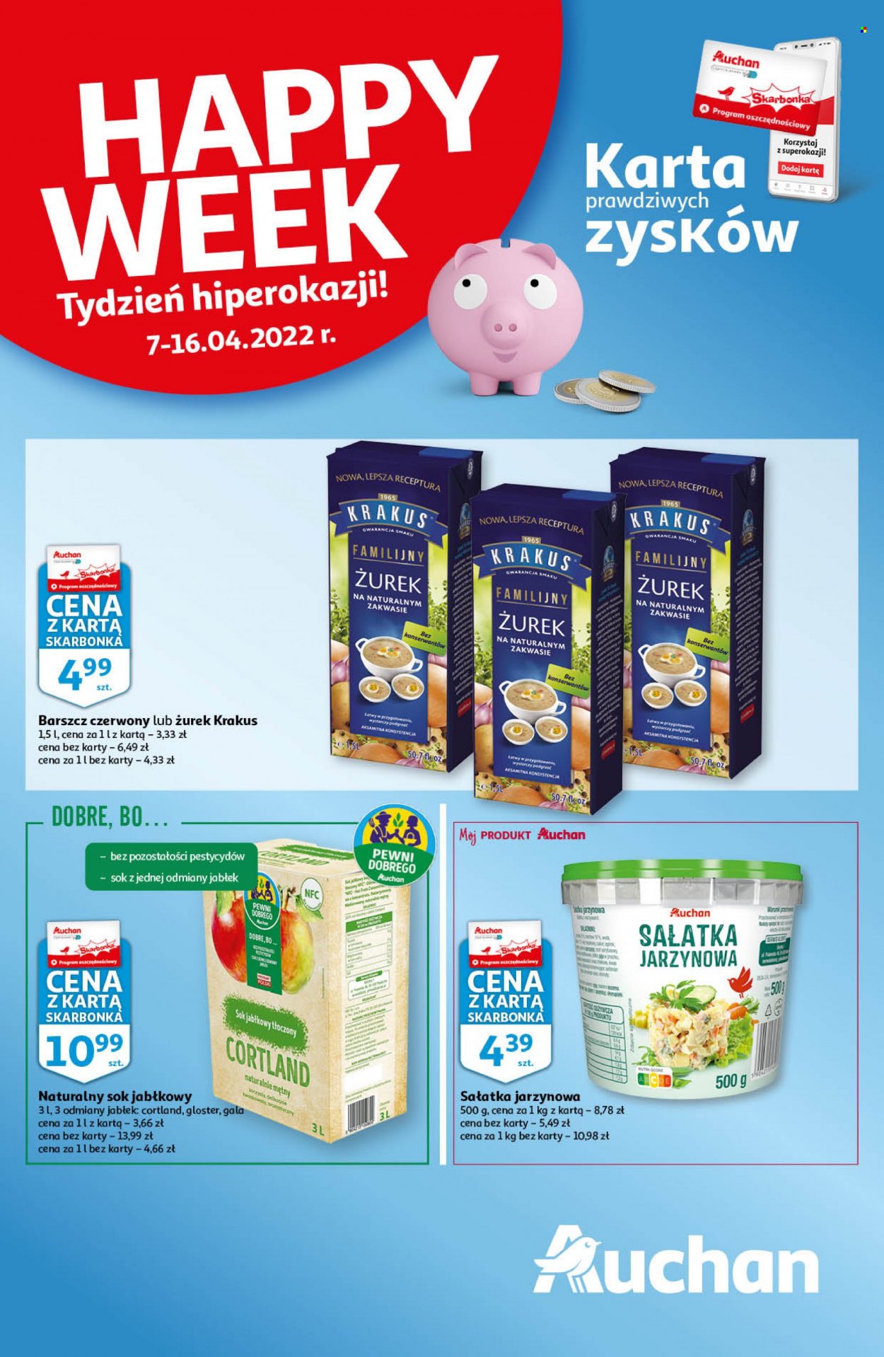 Gazetka Auchan - 7.04.2022 - 16.04.2022. Strona 1