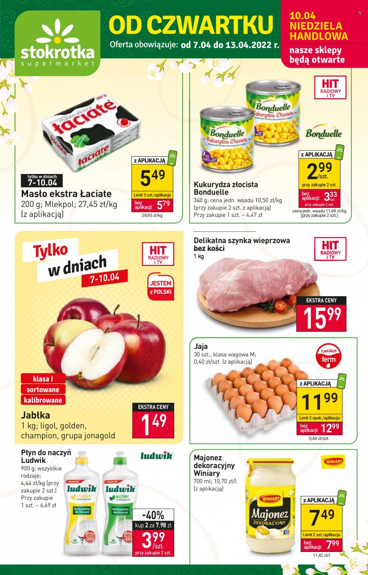 Gazetka Stokrotka Supermarket - 7.04.2022 - 13.04.2022. Strona 1