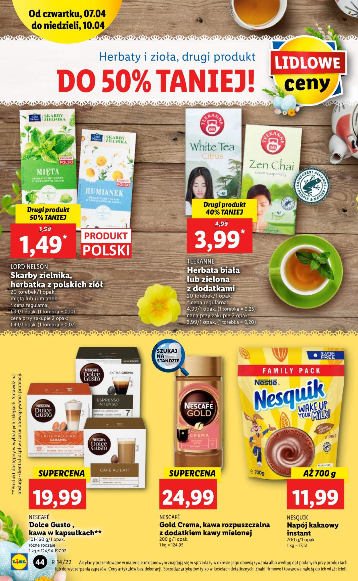 Gazetka Lidl - 7.04.2022 - 10.04.2022. Strona 44