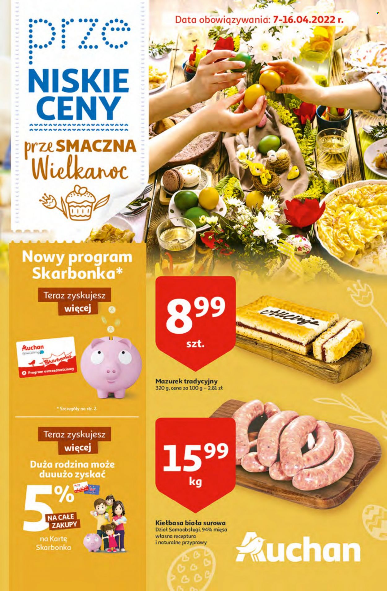 Gazetka Auchan - 7.04.2022 - 16.04.2022. Strona 1