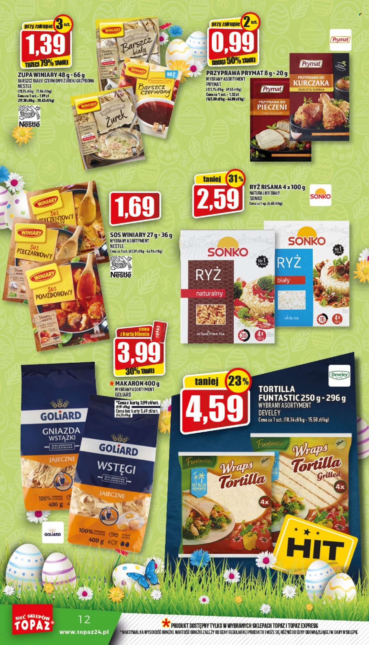 Gazetka Topaz - 14.04.2022 - 20.04.2022. Strona 12