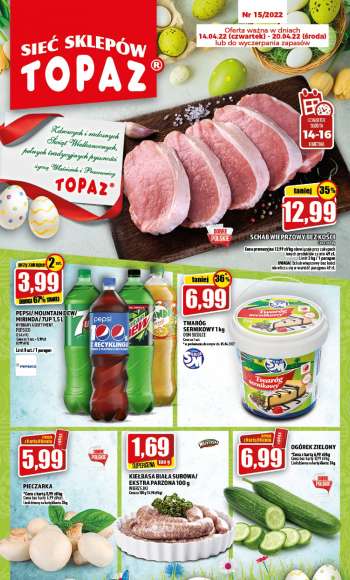 Gazetka Topaz - 14.04.2022 - 20.04.2022.