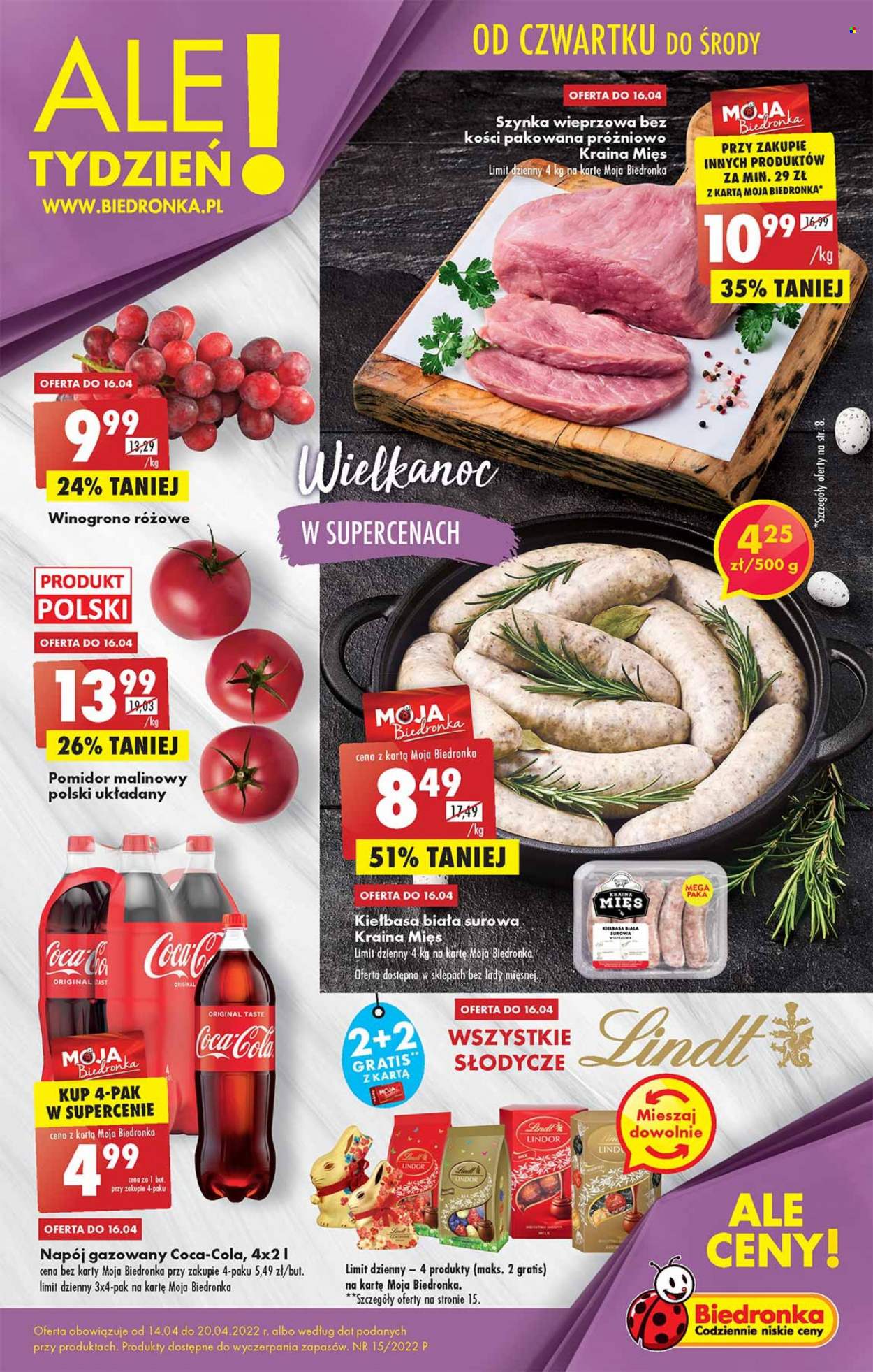 Gazetka Biedronka - 14.04.2022 - 20.04.2022. Strona 1