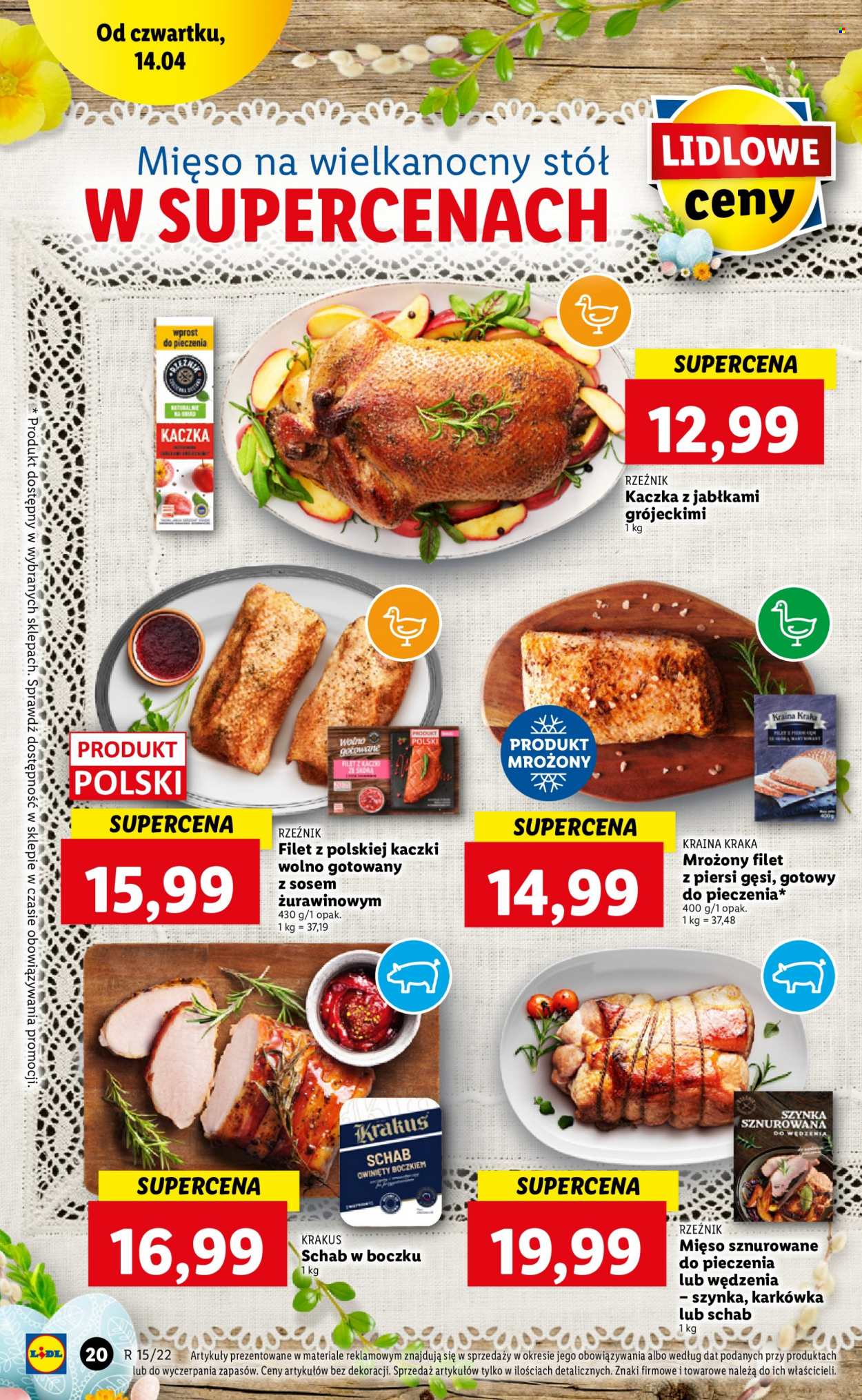 Gazetka Lidl - 14.04.2022 - 16.04.2022. Strona 20