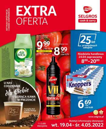 Gazetka Selgros - 19.04.2022 - 4.05.2022.